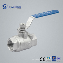 2PC Two Way Ball Valve with NPT Thread